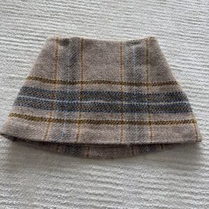 Il Gufo plaid skirt size 3